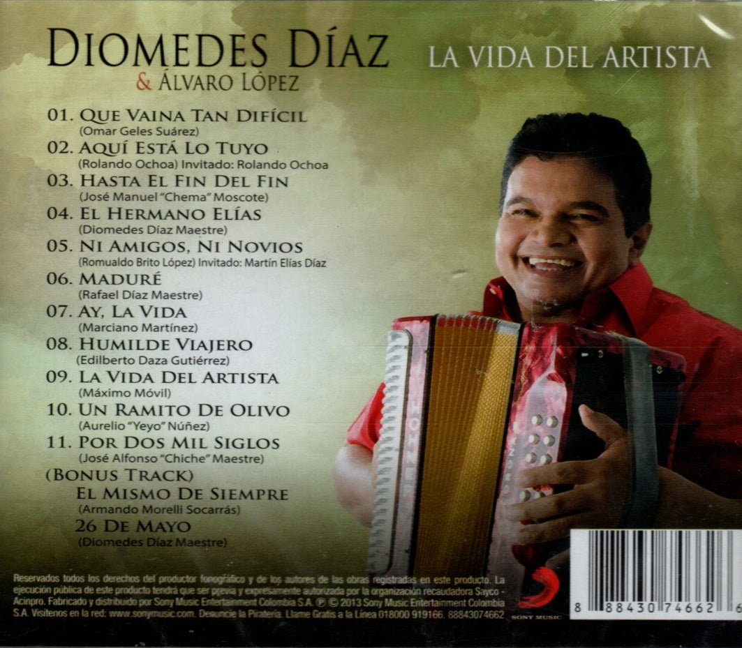CD Díomedez Díaz & Alvaro López - La Vida Del Artista