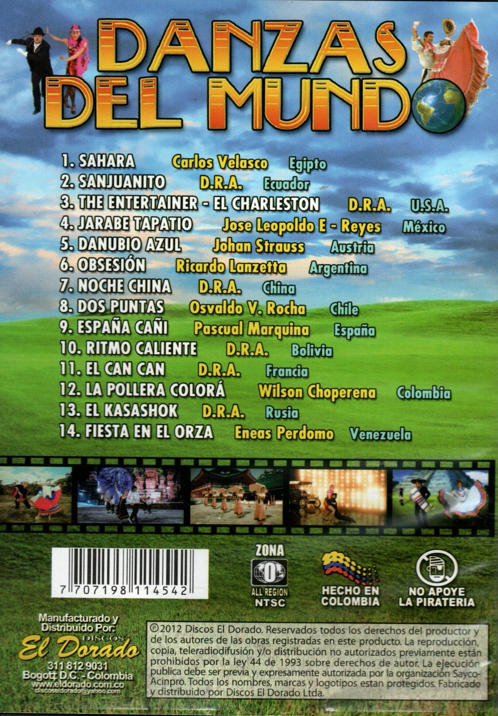 DVD Danzas Del Mundo