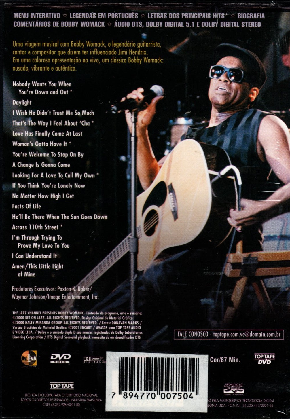 DVD Bobby Womack - The Jazz Channel
