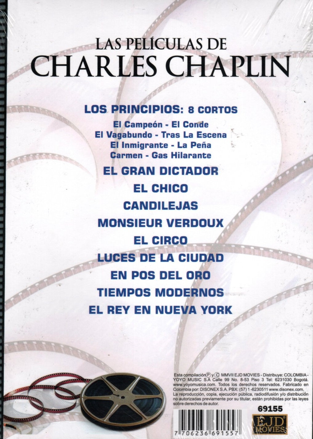DVDX6 Las Películas De Charles Chaplin