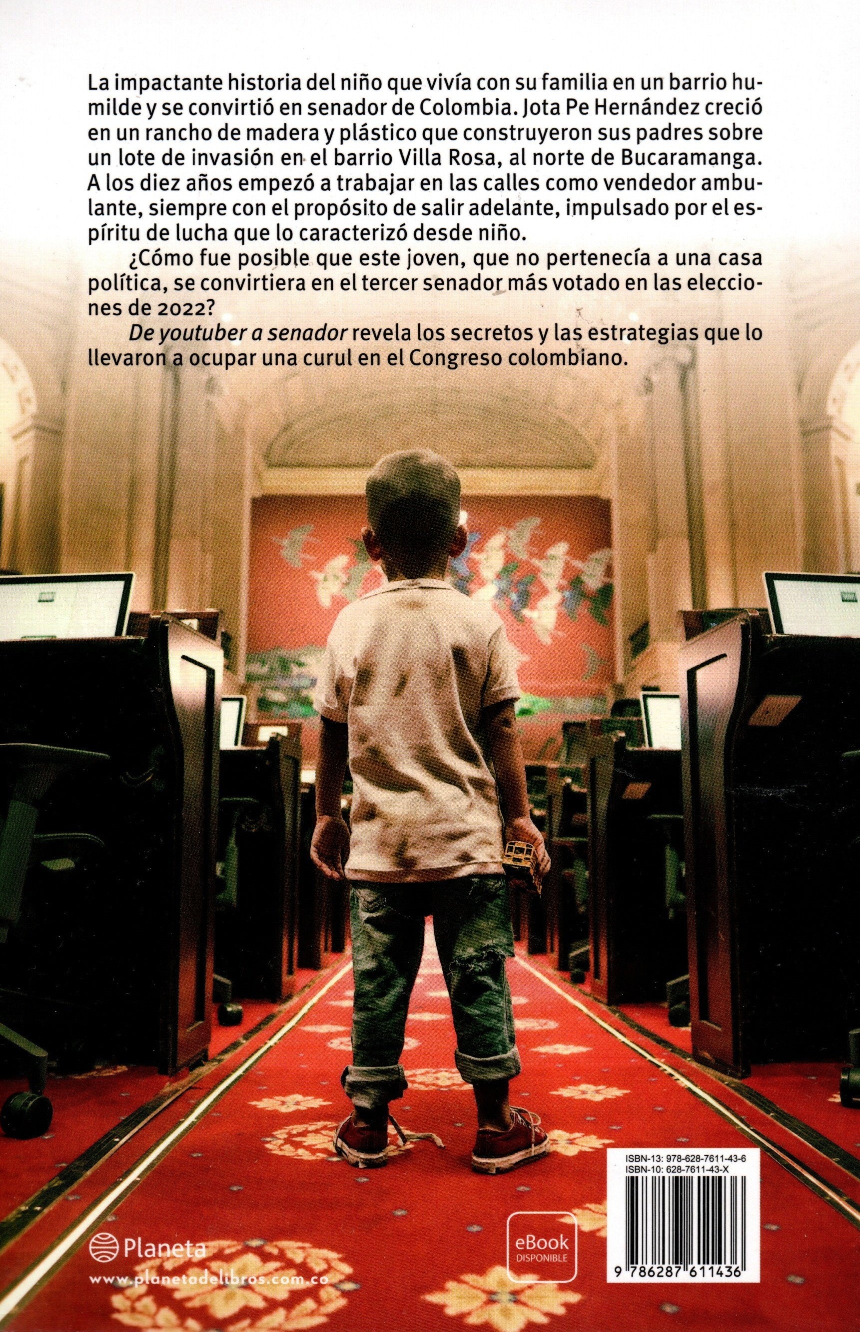 Libro Jota Pe Hernandez - De Youtuber A Senador