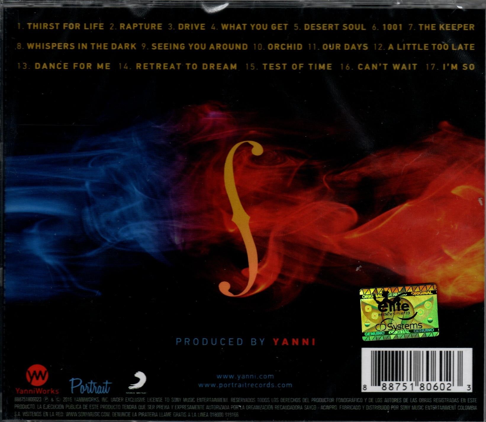 CD Yanni  ‎– Sensuous Chill