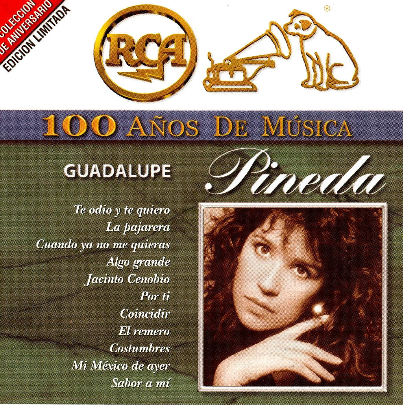 CD x2 RCA 100 AÑOS MUSICA GUADALUPE PINEDA