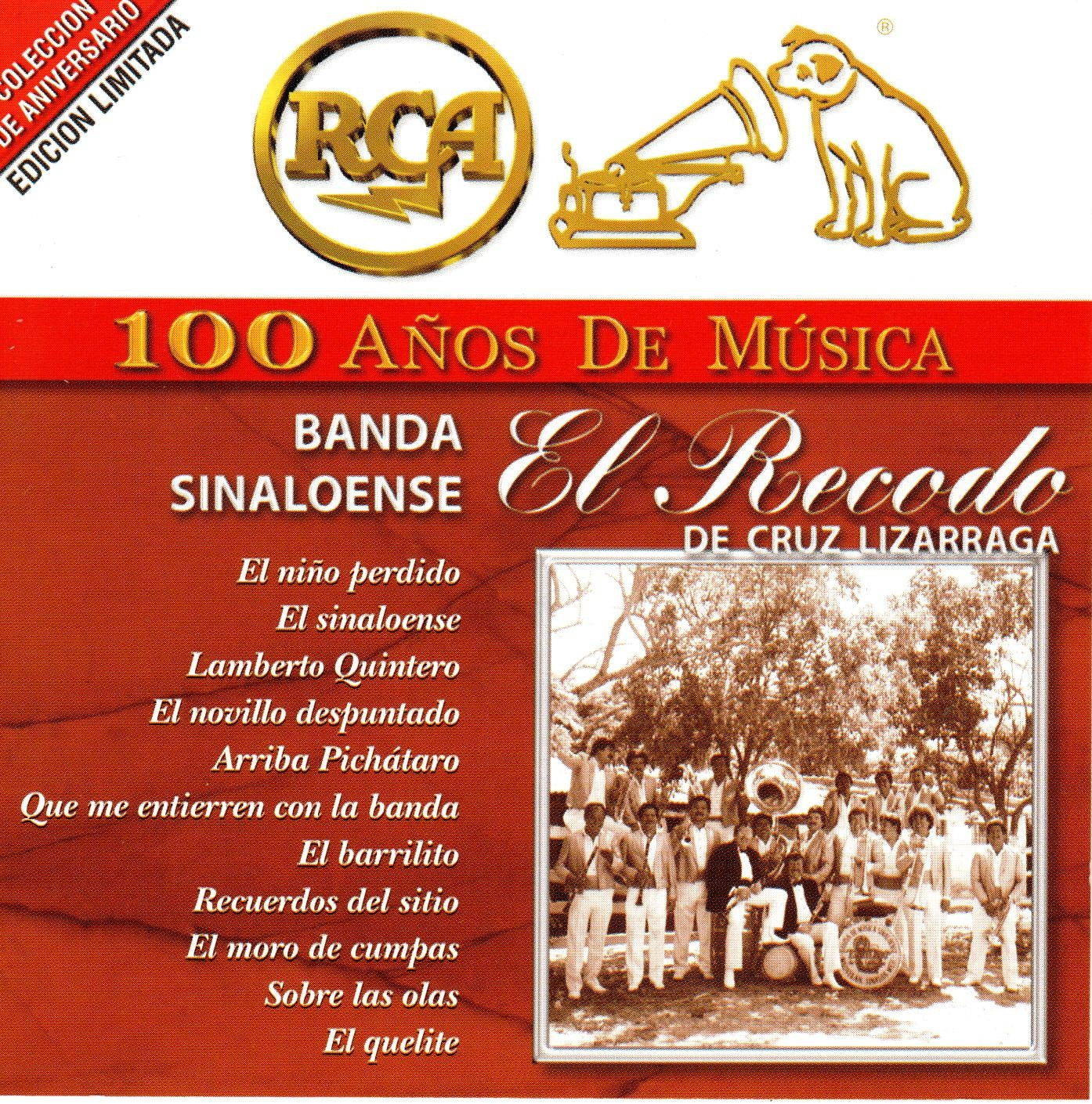 CD x2 RCA 100 AÑOS MUSICA BANDA SINALOENSE El recodo de la cruz lizarraga
