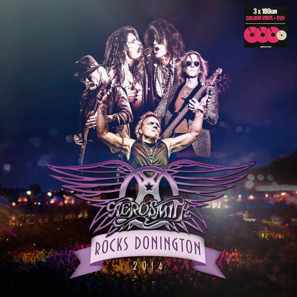 LP X3 + DVD Aerosmith – Rocks Donington 2014