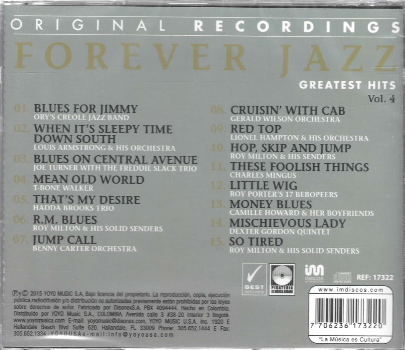 CD Forever Jazz - Greatest Hits Vol. 4