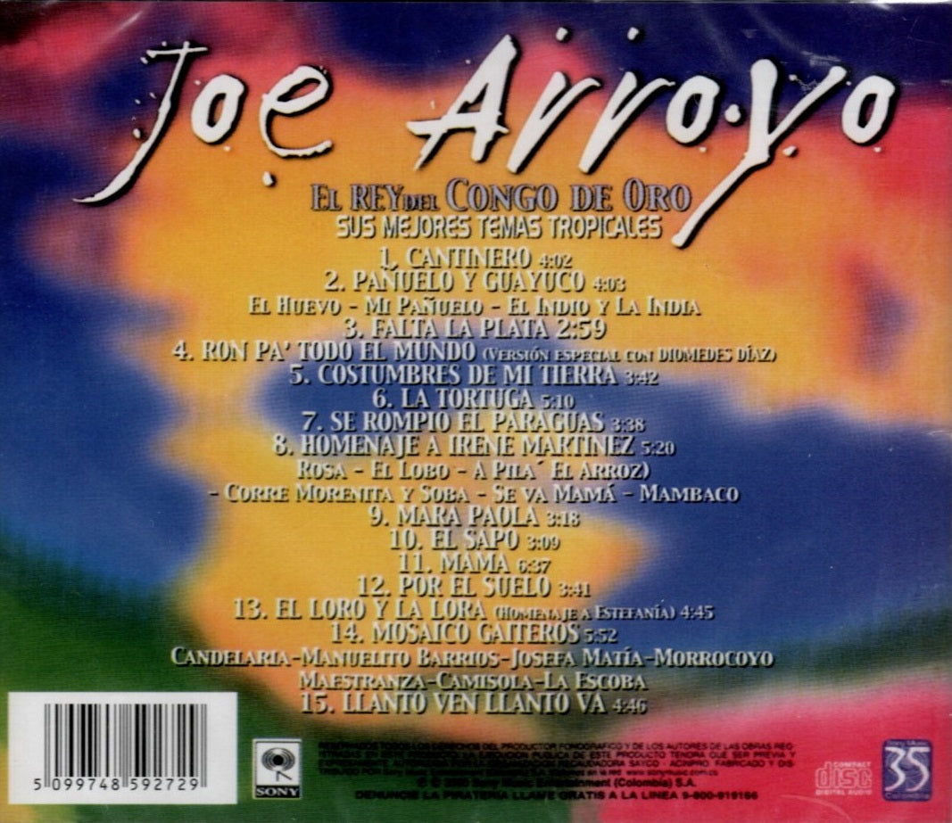 CD Joe Arroyo - El rey del Congo de oro