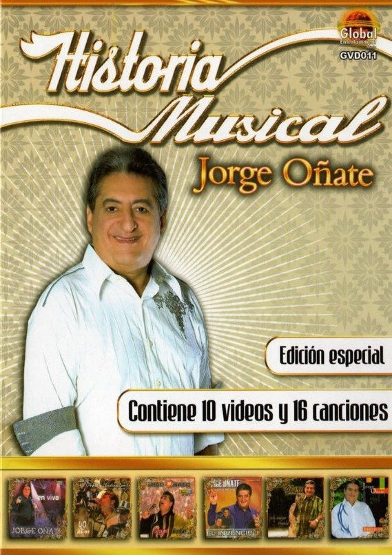 CD + DVD Historia Musical De Jorge Oñate - Edición Especial