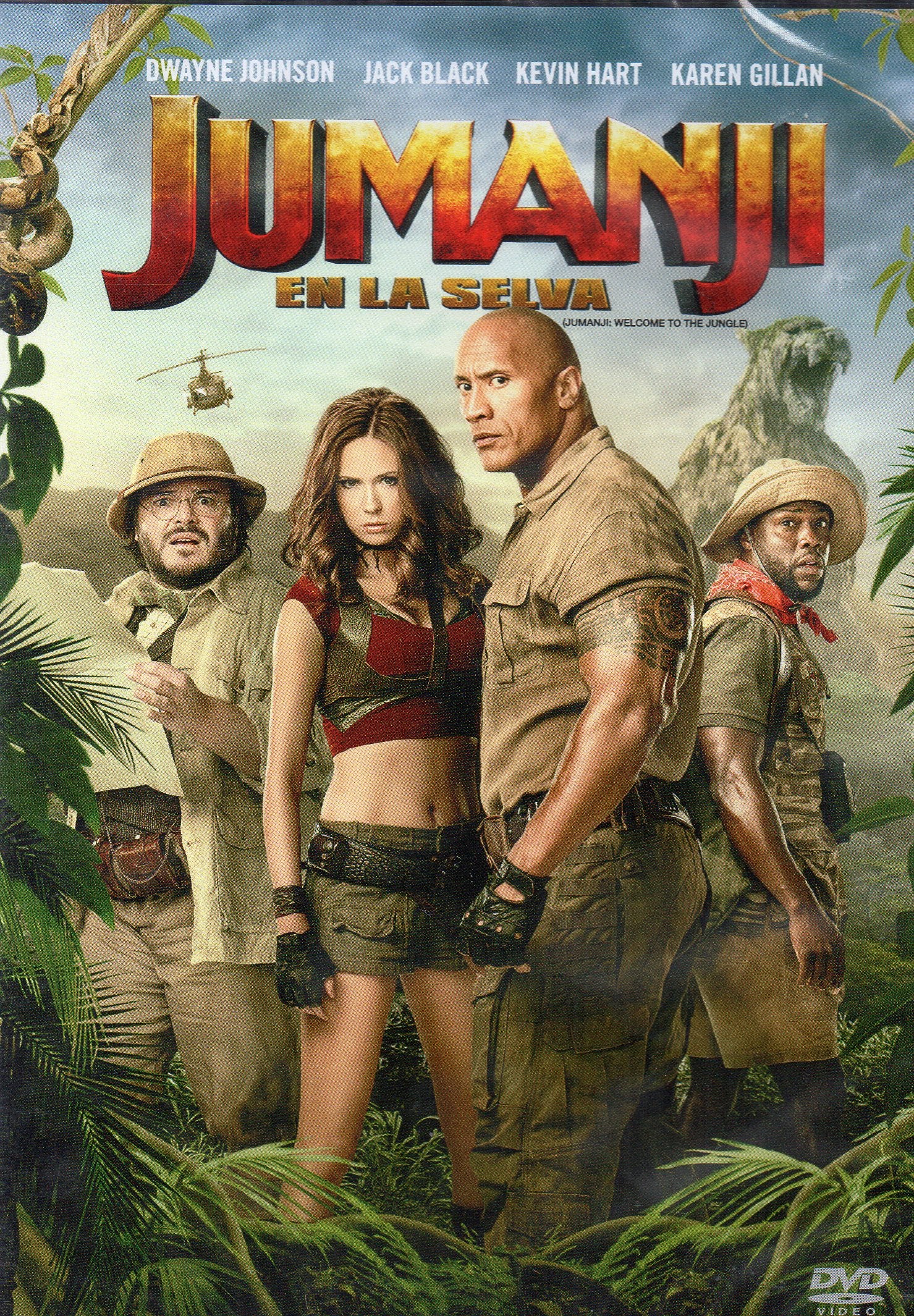 DVD Jumanji  en la selva