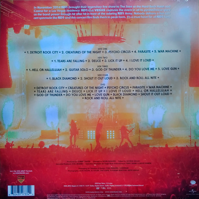 LP X2 + DVD Kiss – Kiss Rocks Vegas