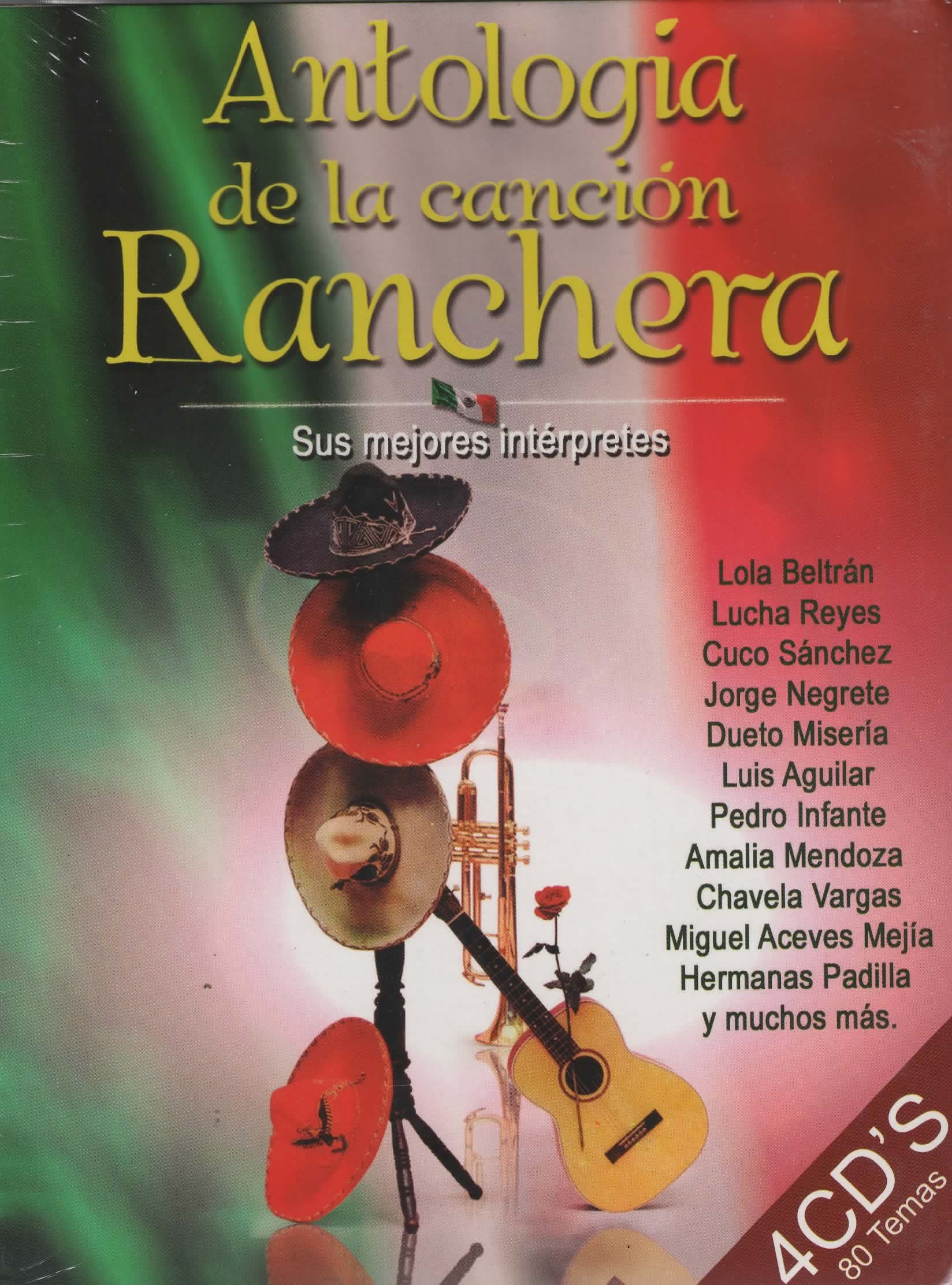 CDX4 Antología De La Canción Ranchera