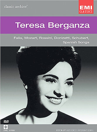DVD Teresa Berganza - Falla, Mozart, Rossini, Donizetti, Schubert, Spanish Songs