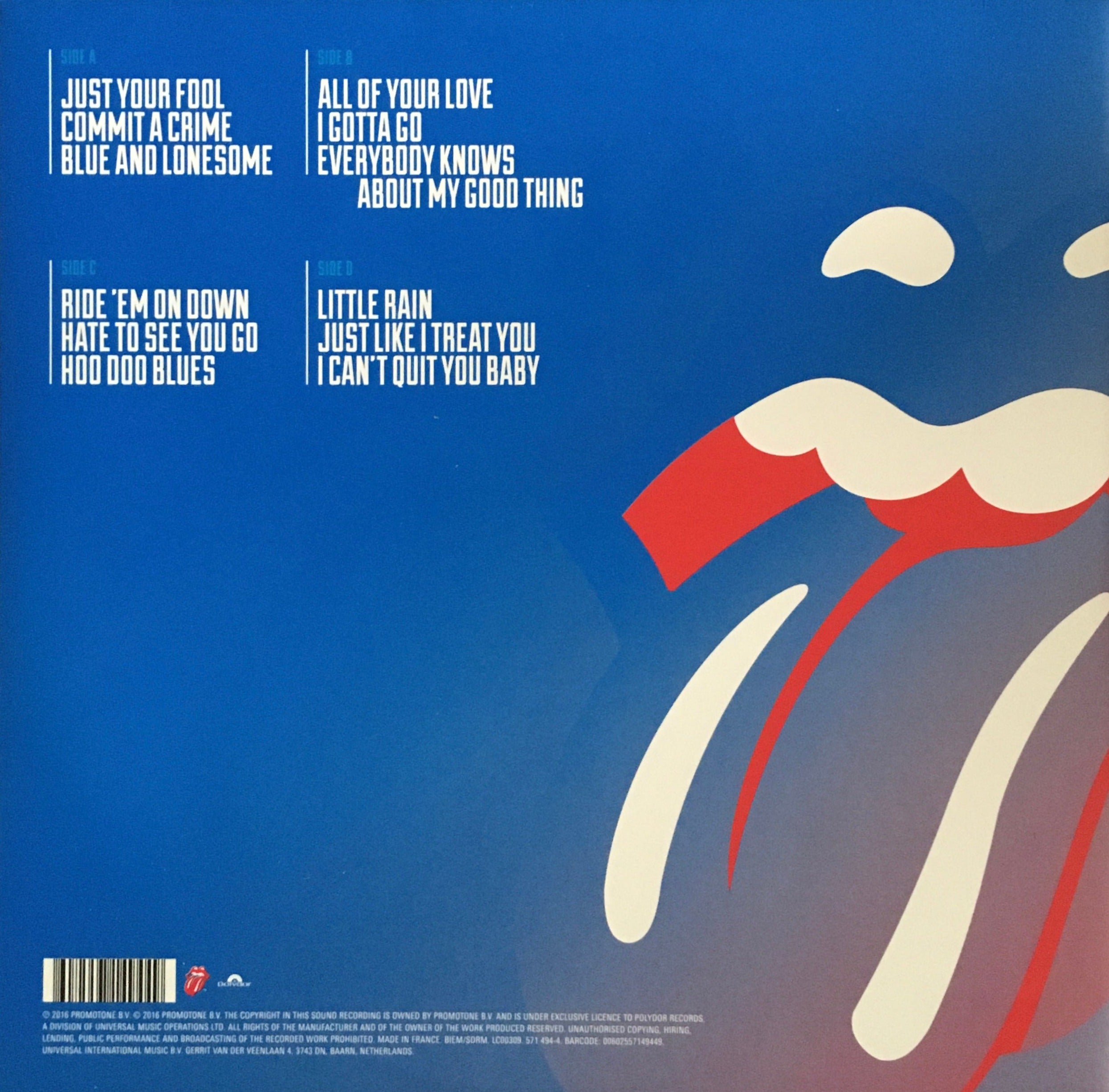 LP X2 The Rolling Stones ‎– Blue & Lonesome